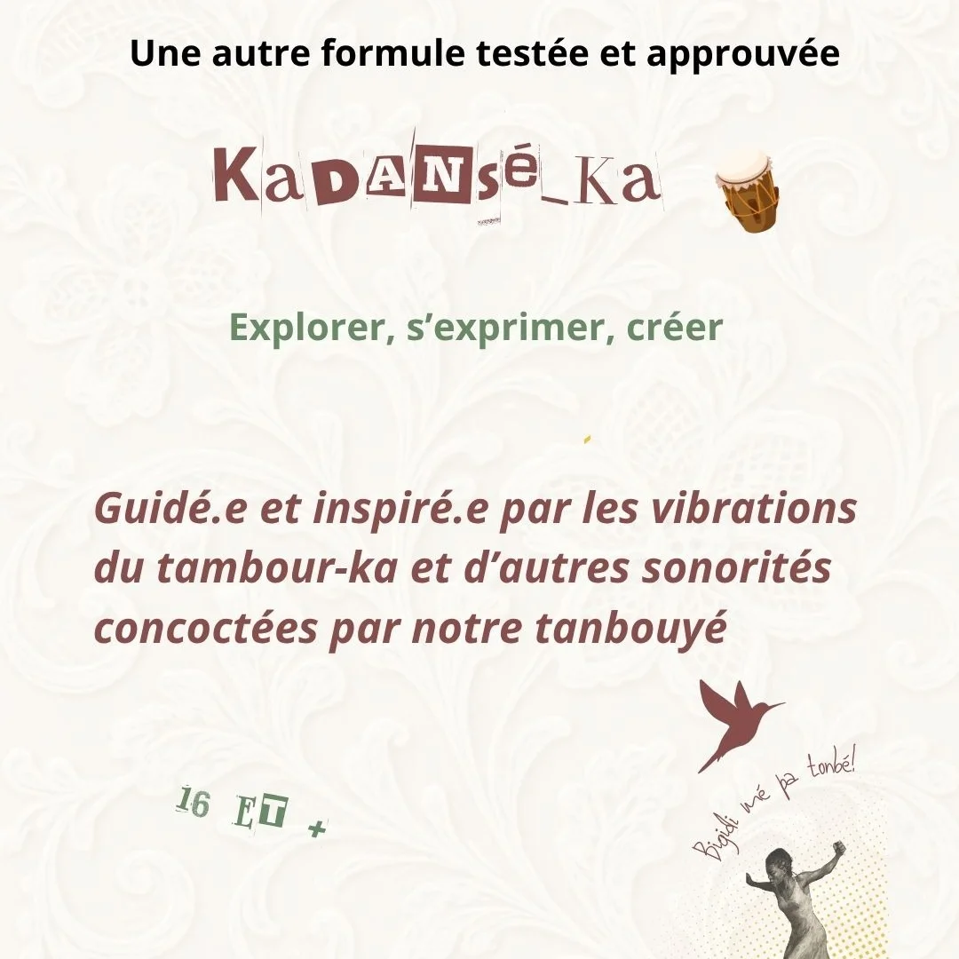 Visuel Kadansé-Ka — Explorer, s'exprimer, créer